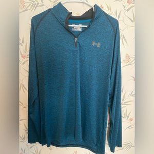 Men’s under Armour lightweight long sleeve shirt blue - L